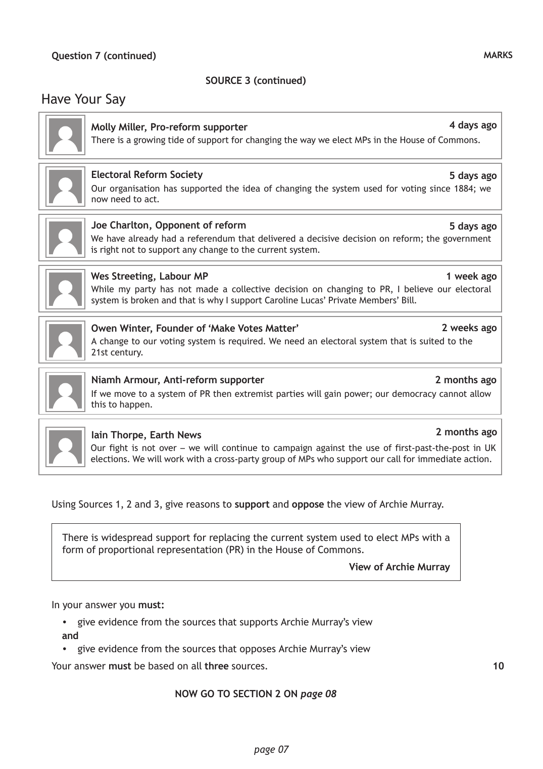 Source page 2 for this question