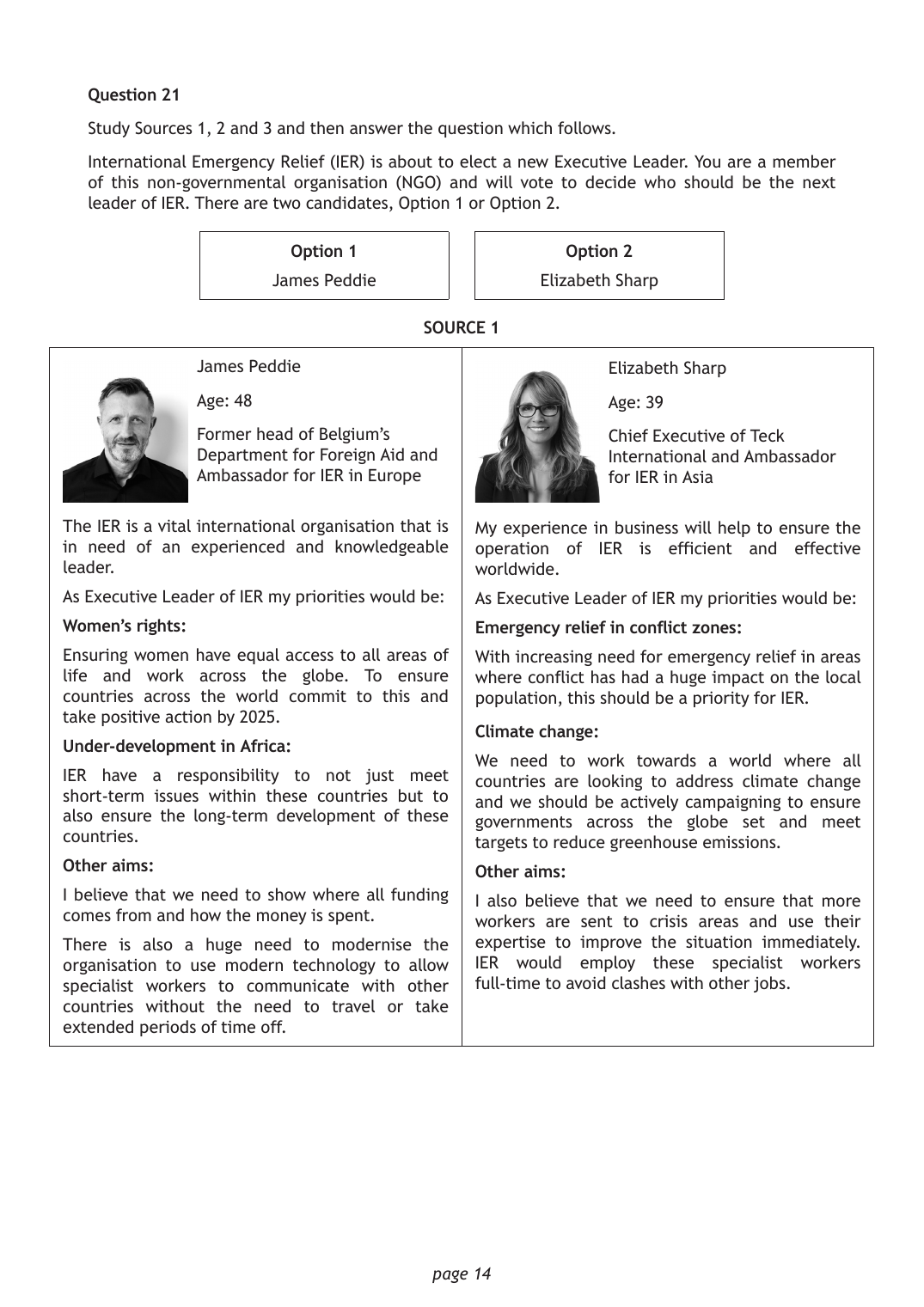 Source page 1 for this question