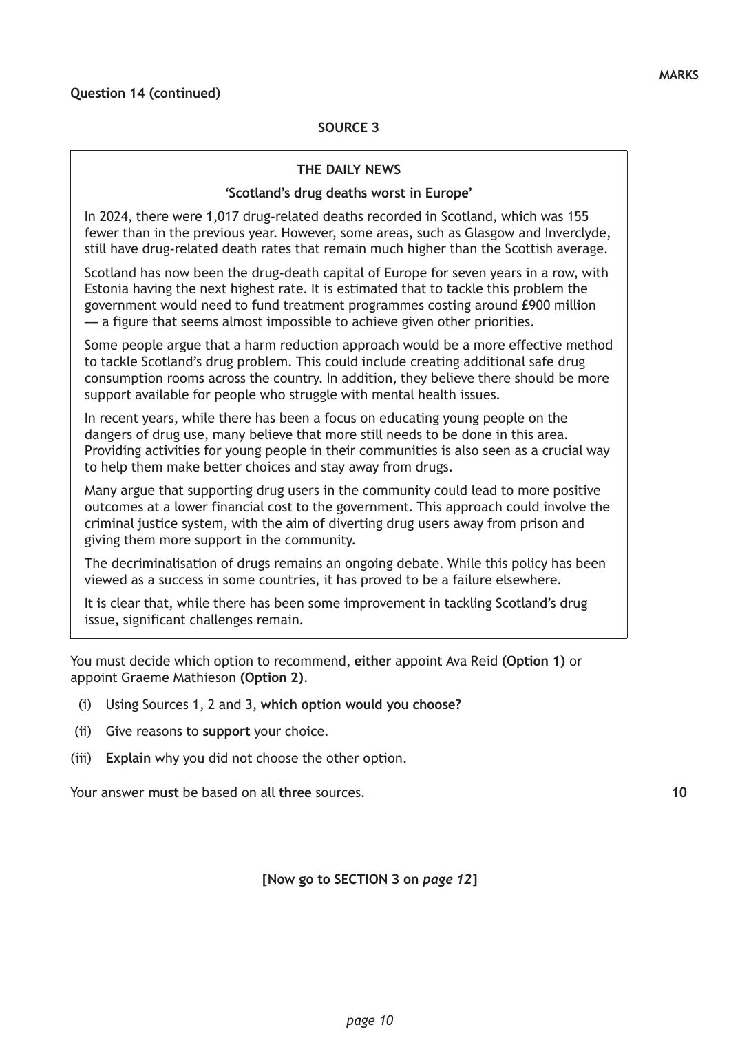 Source page 3 for this question