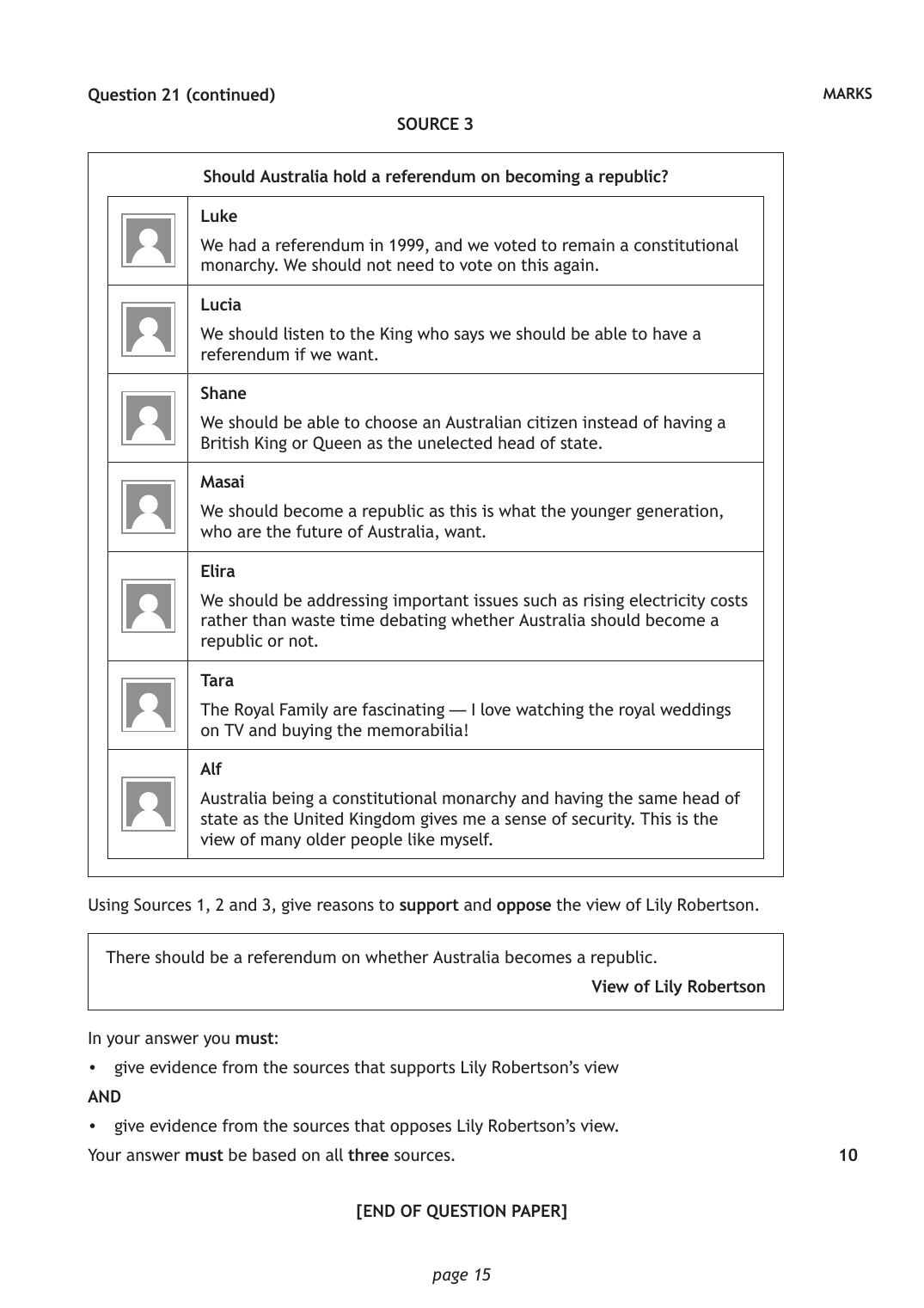Source page 2 for this question